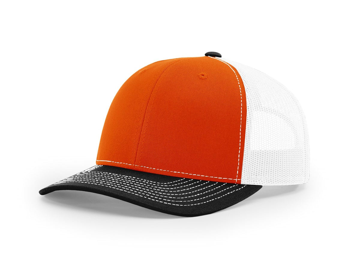 Orange/ White/ Black