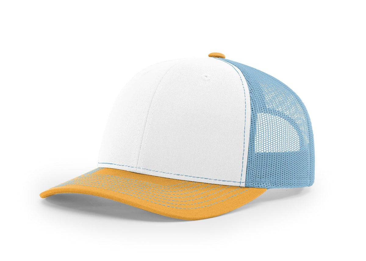 White/ Columbia Blue/ Yellow