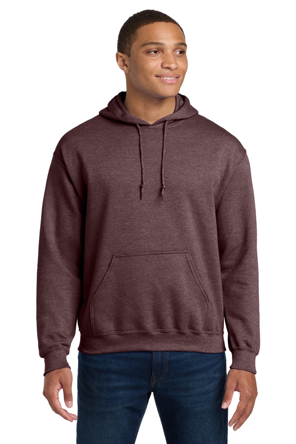 Heather Dark Maroon