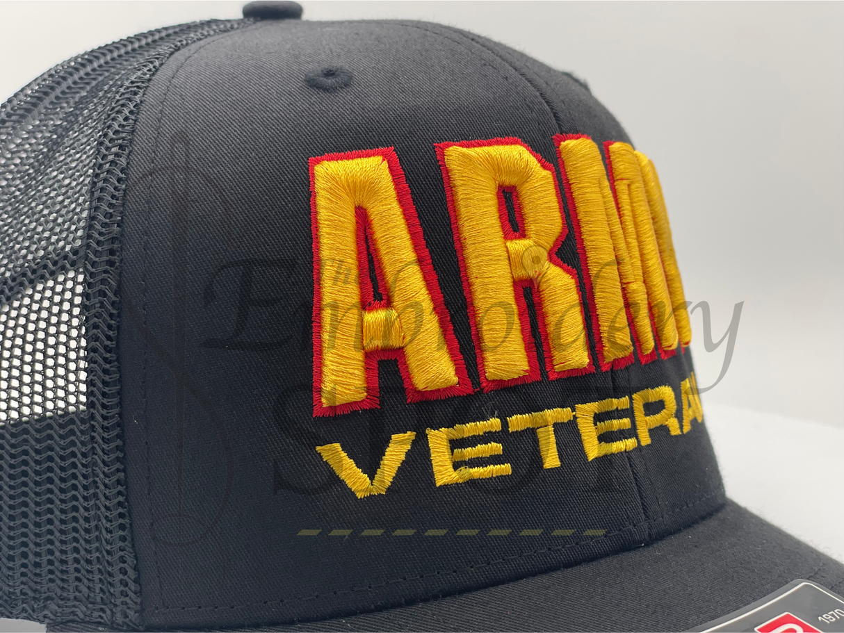 Army Veteran 3D Puff