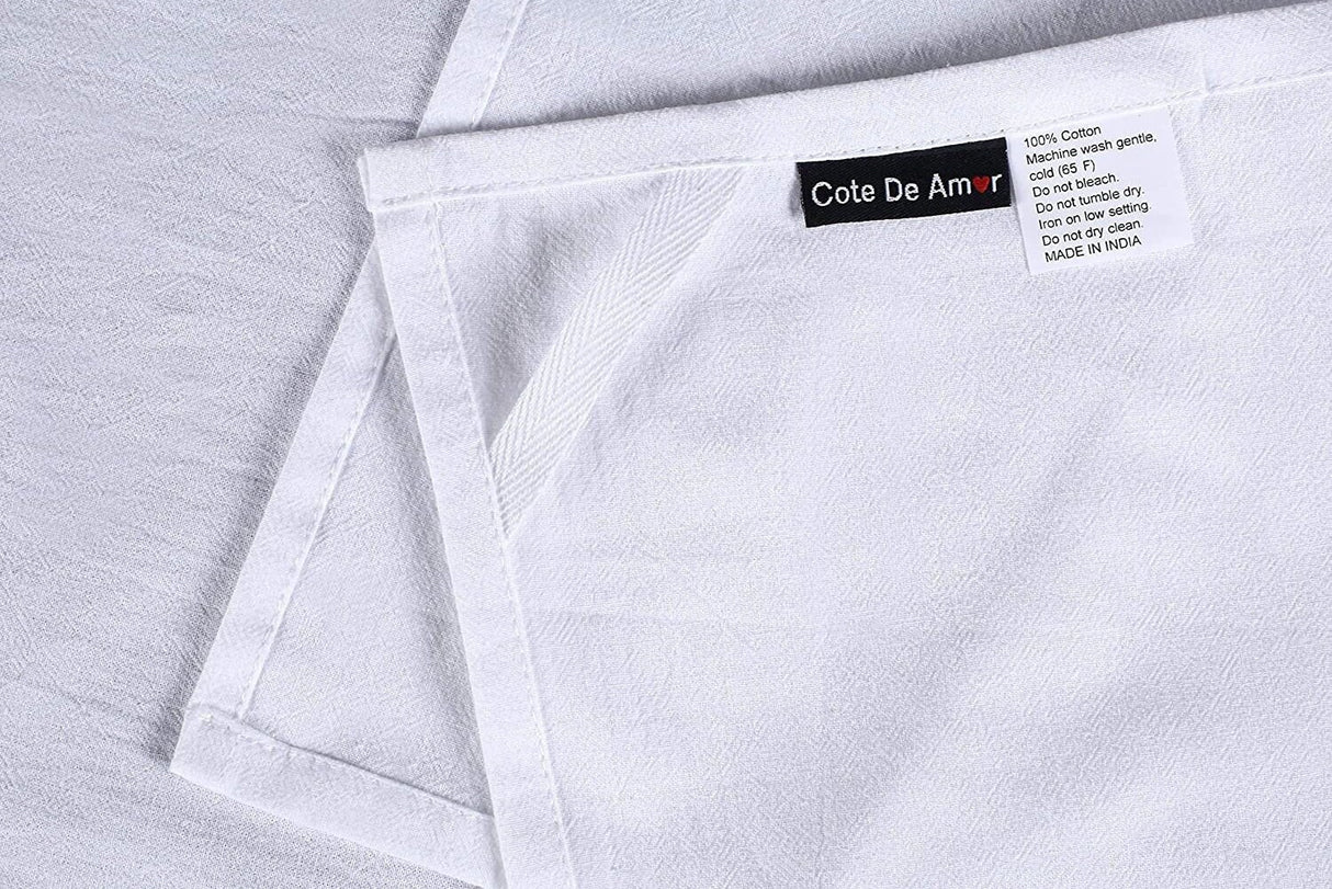 Happy Fall Embroidered Tea Towel / Hand Towel