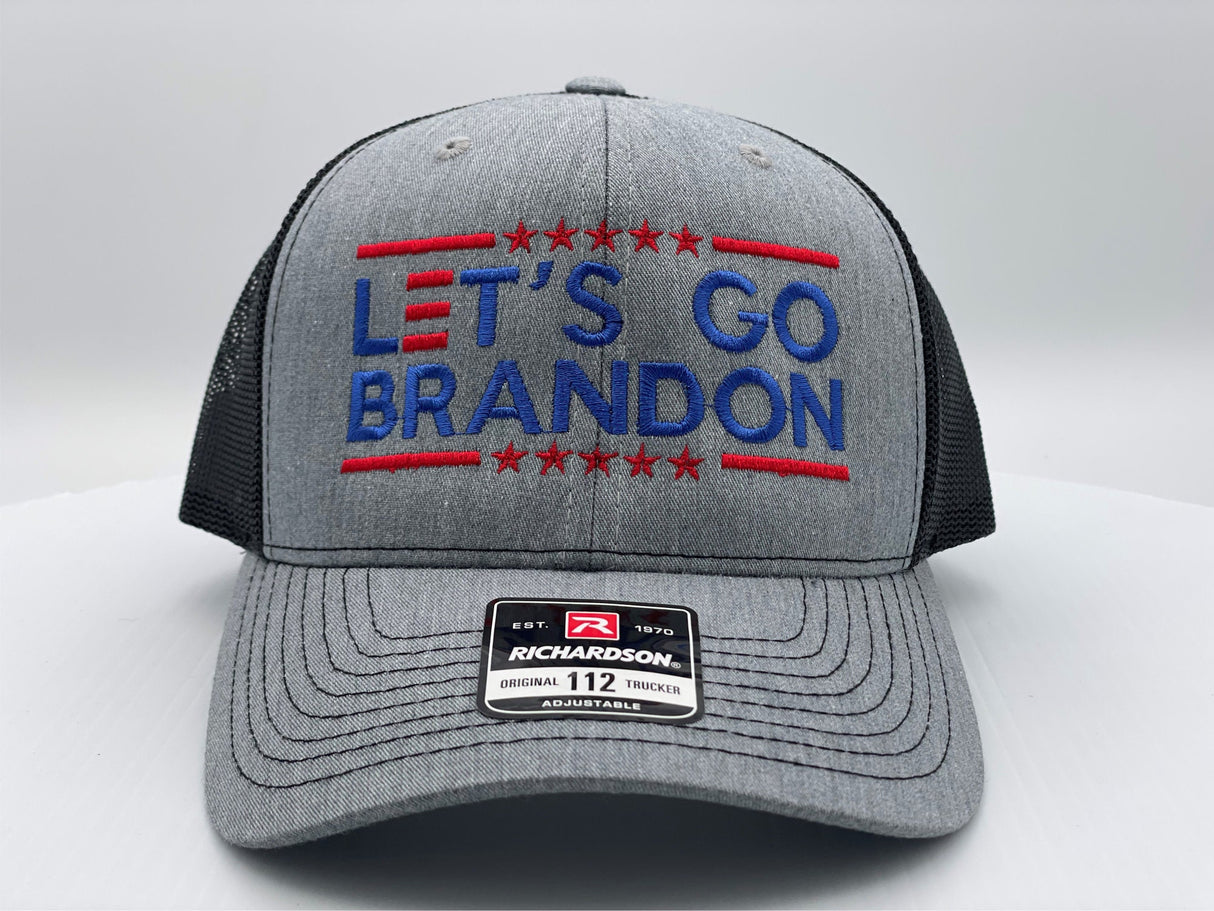 LET'S GO BRANDON Machine Embroidery Design Files | Instant Download | 7 format files