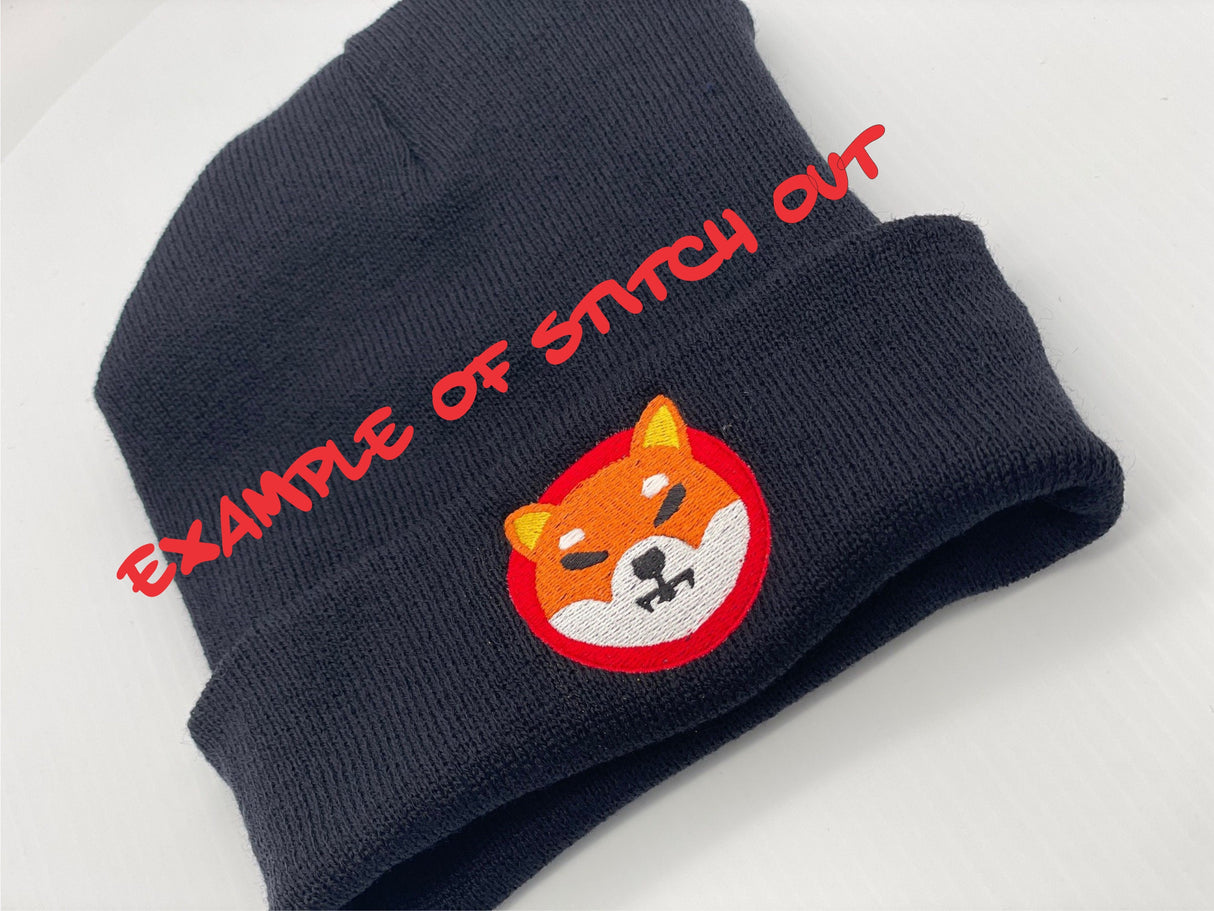 SHIB INU Machine Embroidery Design Files | Instant Download | 7 format files 3 sizes