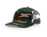 Green Camo/ Stars Stripes