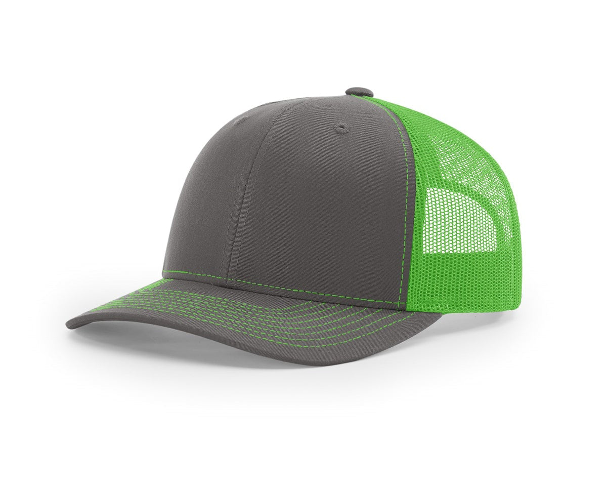 Charcoal/ Neon Green