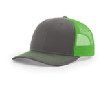 Charcoal/ Neon Green