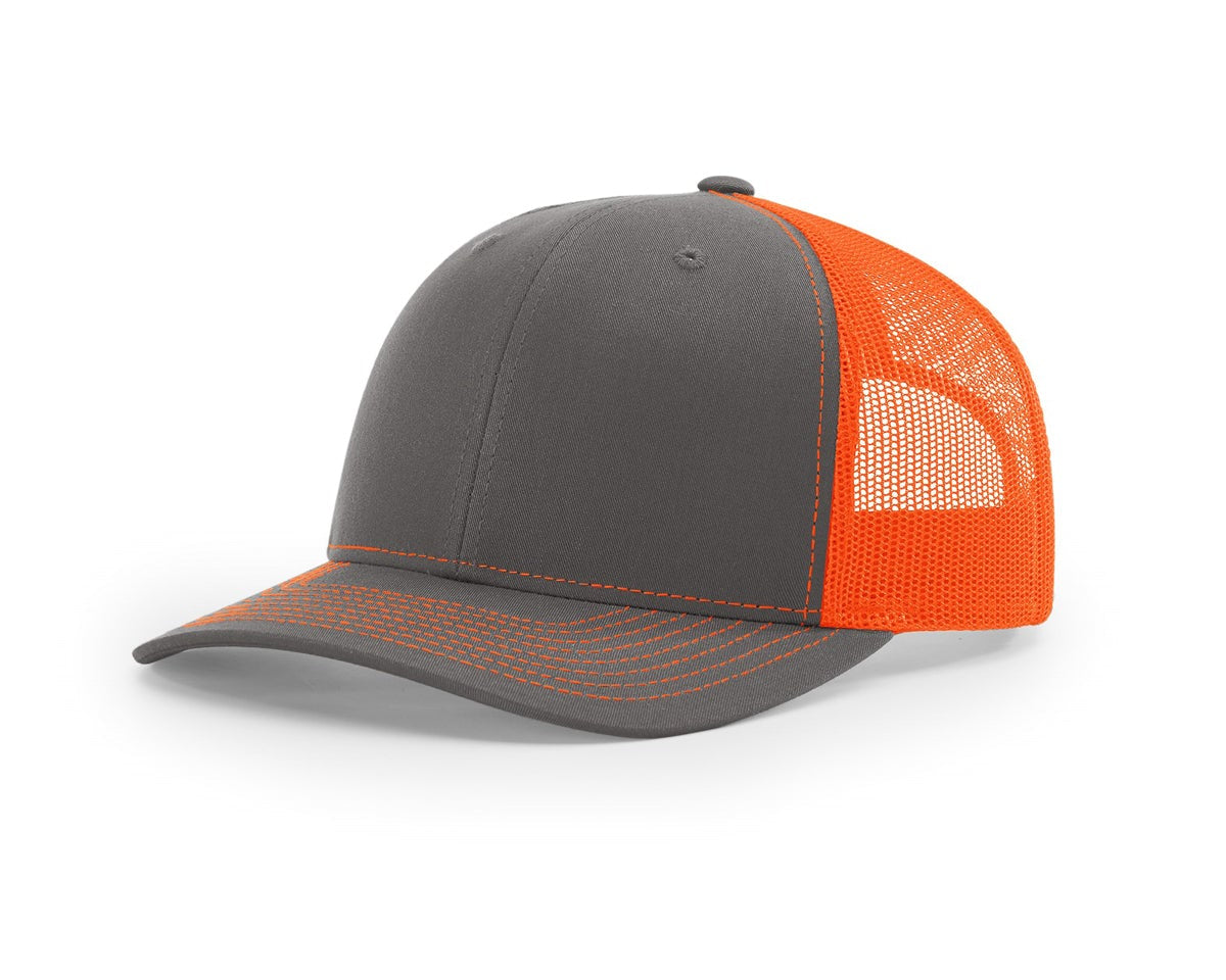 Charcoal/ Neon Orange