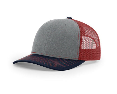 Heather Grey/ Cardinal/ Navy