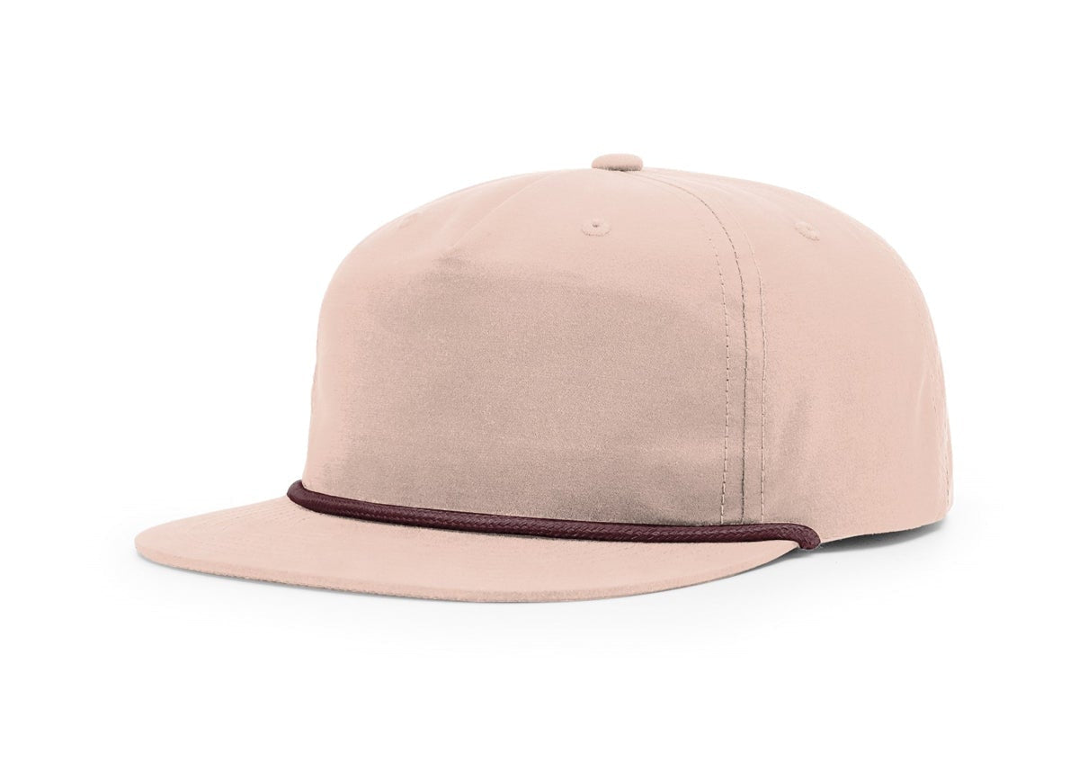 Pale Peach/ Maroon