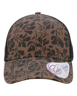 Chocolate Floral/ Black