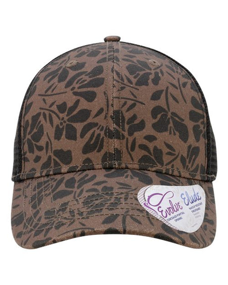 Chocolate Floral/ Black