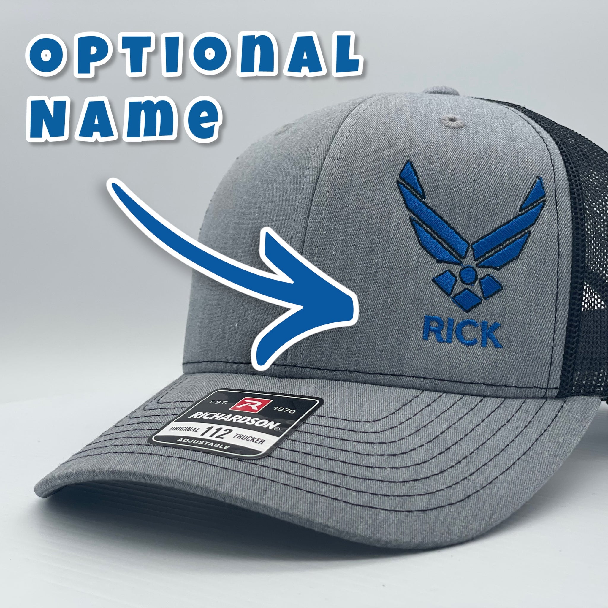 Personalized Air Force Embroidered Hat