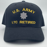 All US Rank Army Retired Hat