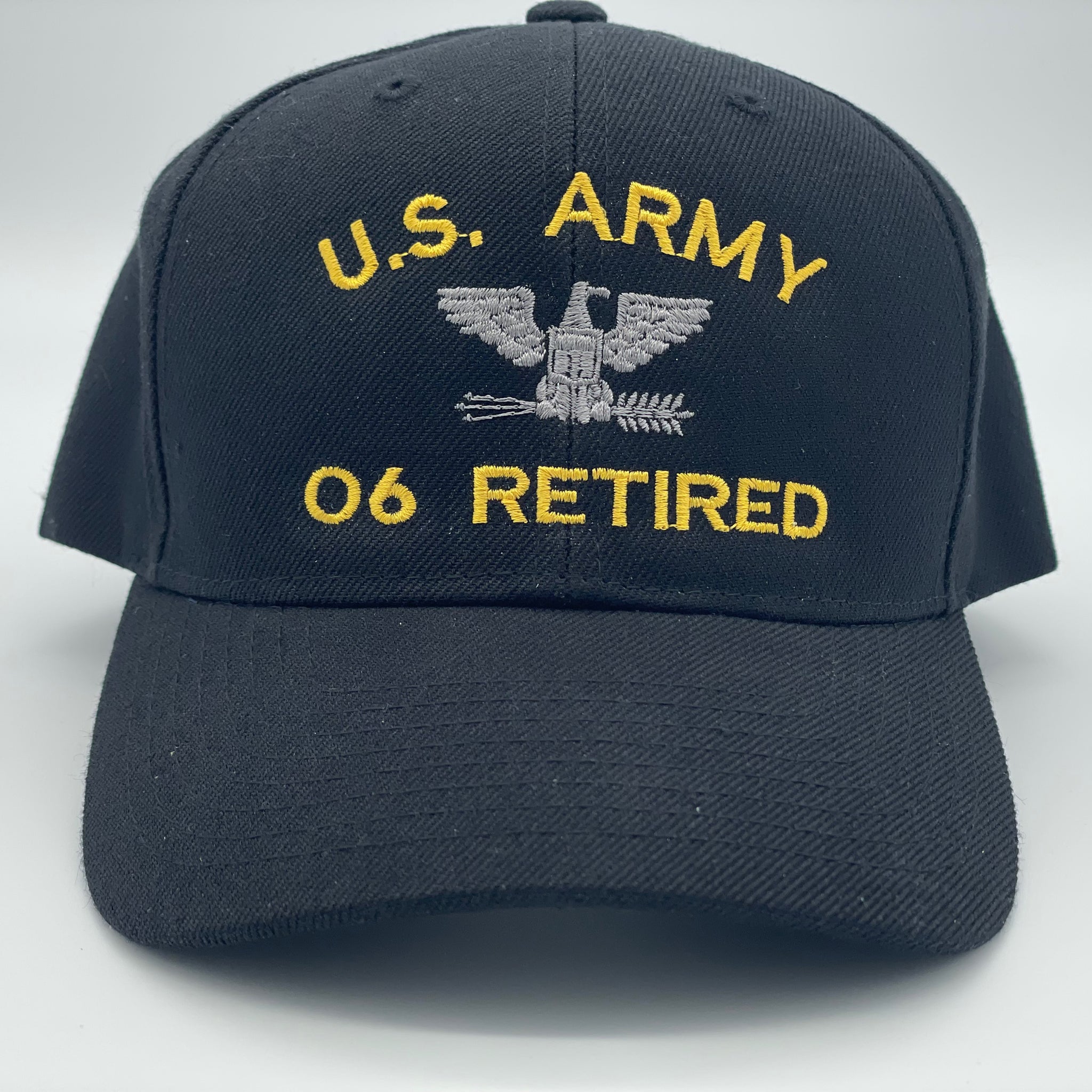 All US Rank Army Retired Hat