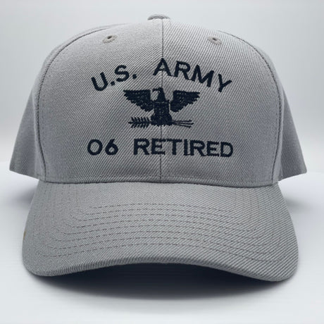 All US Rank Army Retired Hat