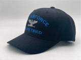 All US Rank Air Force Retired Hat