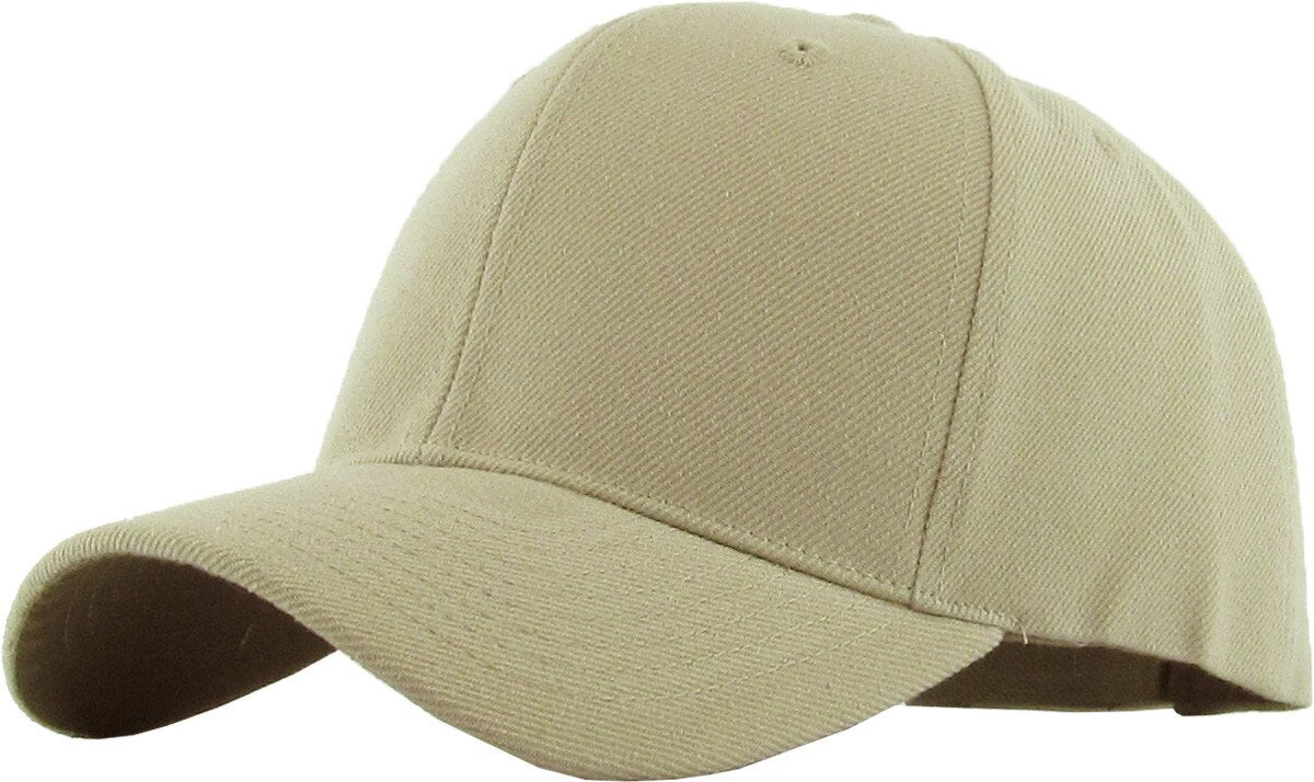 Solid Velcro Baseball Cap