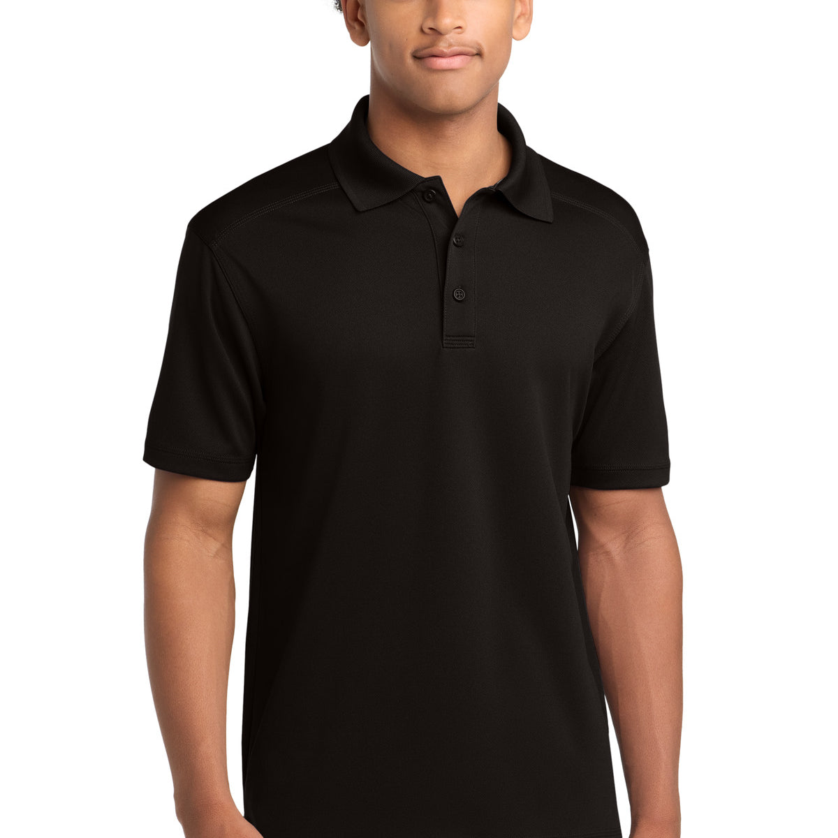 PosiCharge Micro-Mesh Polo. ST680 – The Embroidery Spot LLC