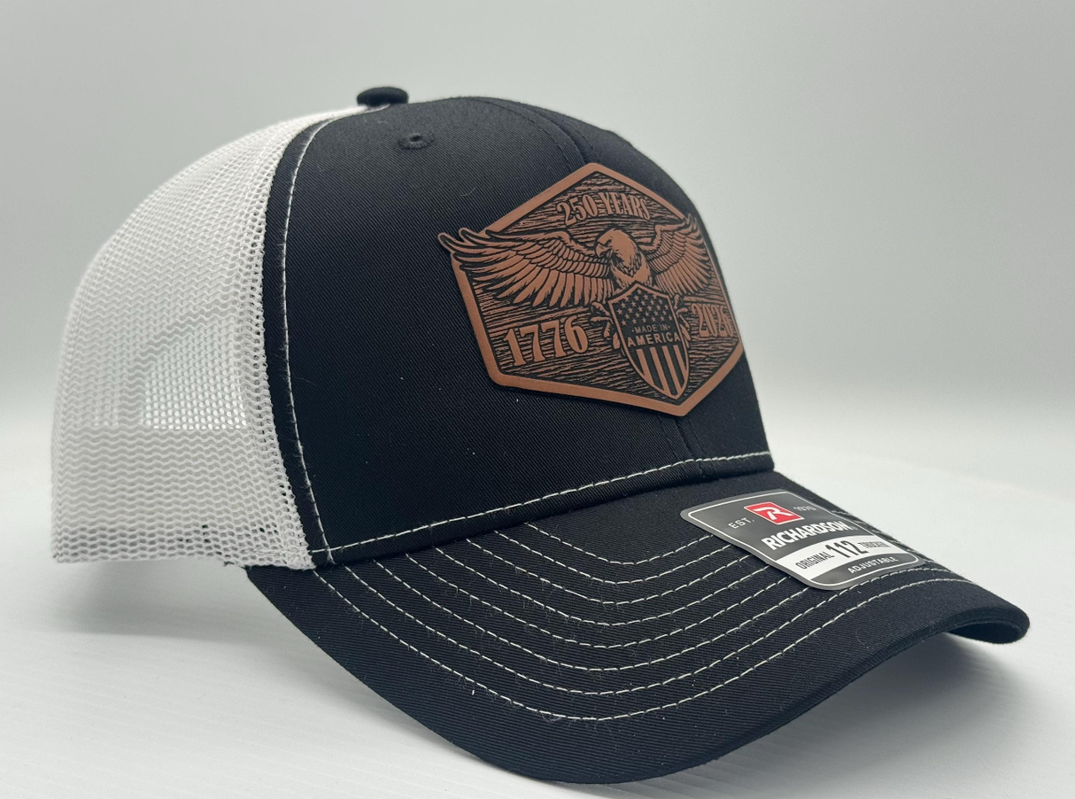 USA 250 Years Patch (1776–2026) Eagle – Patriotic Snapback