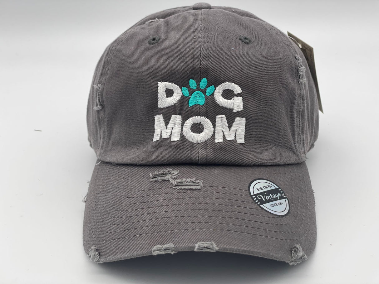 Dog Mom Embroidered Hat