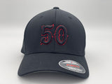 Number 50 3D Puff - (Flex Fit)