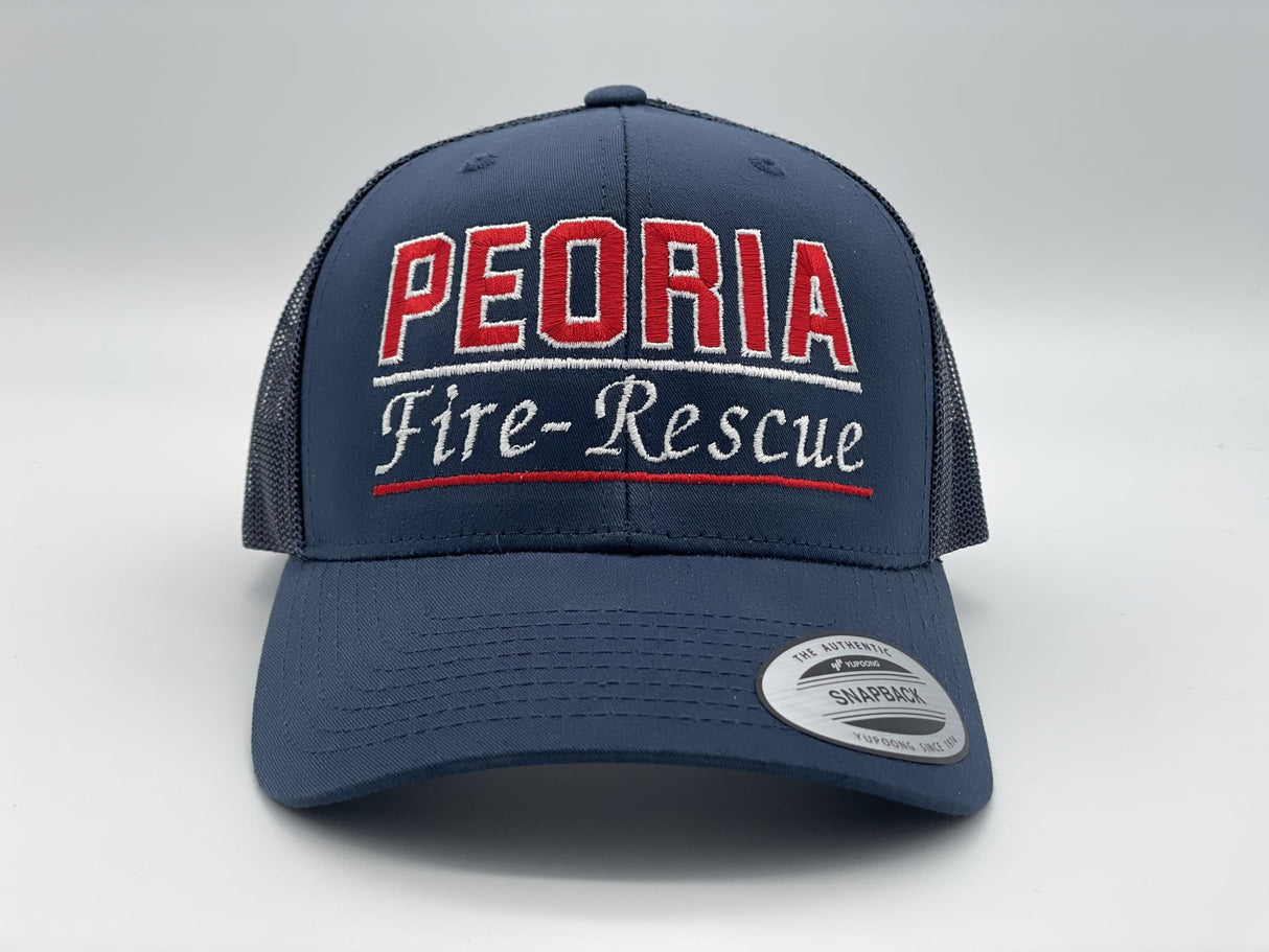 Peoria Fire Department Local 50 - Style 4 (Snapback Mesh Back)