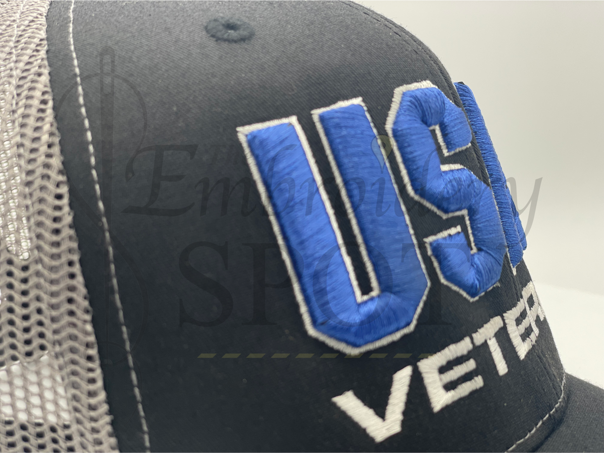Air Force Veteran 3D Puff
