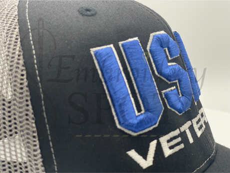 Air Force Veteran 3D Puff