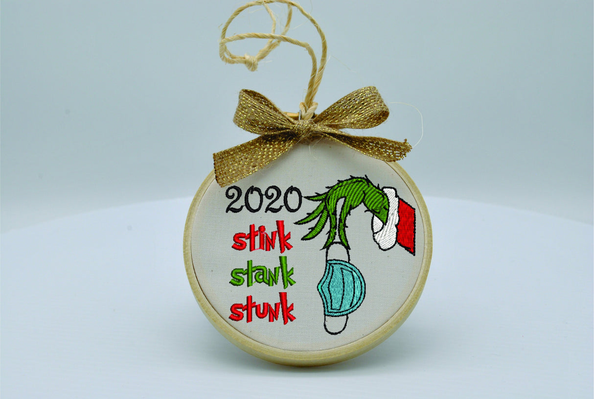 Embroidered Grinch Stink Stank Stunk 2020