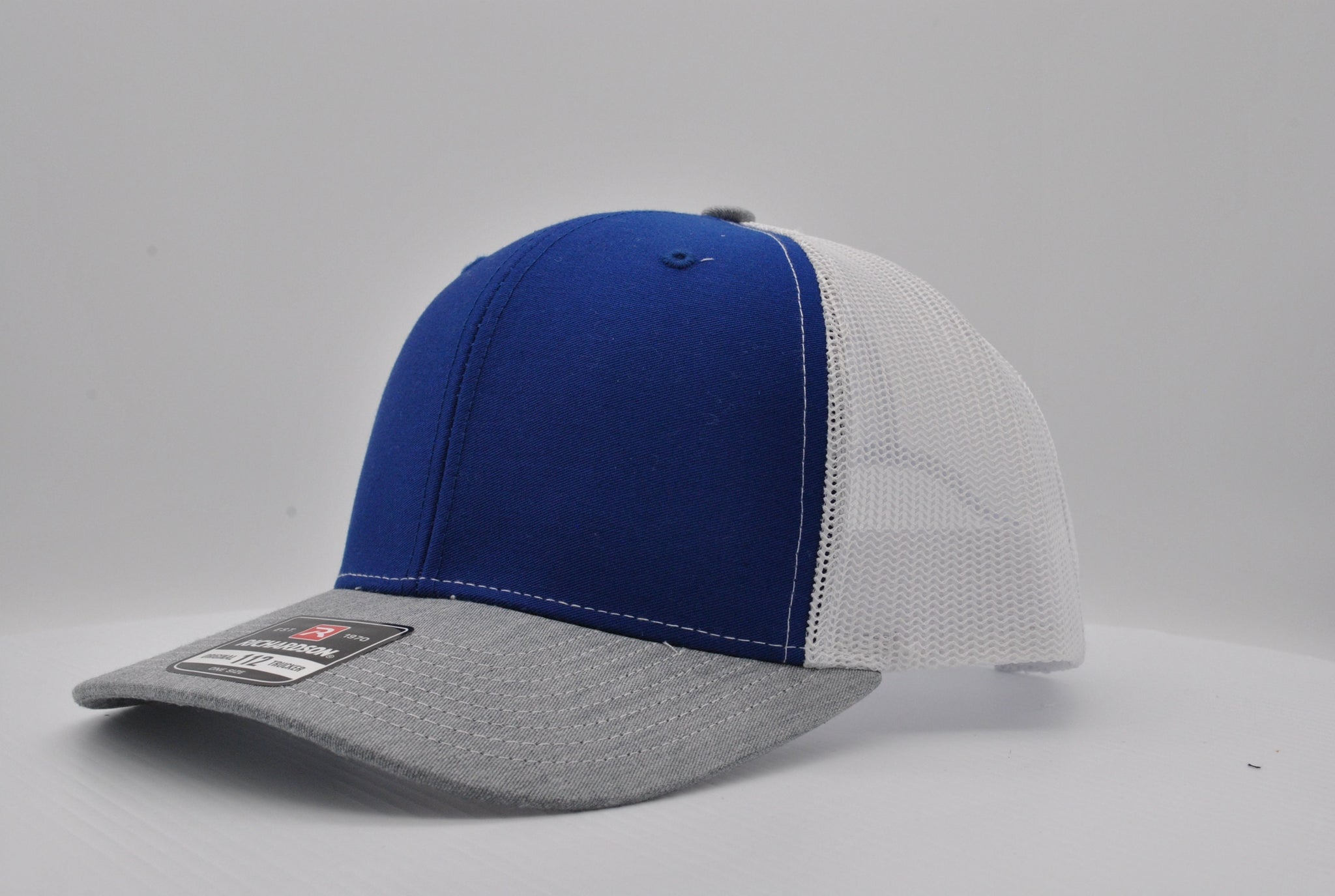 WTF? Where's The Fish Embroidered Hat Blue / White