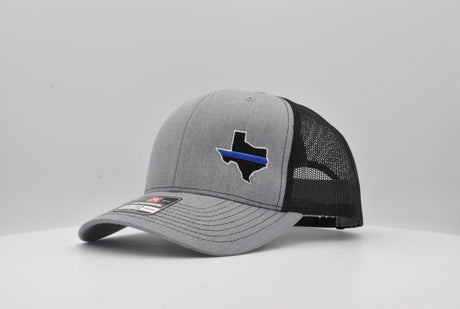 Texas State Thin Blue Line Machine Embroidery Design | Instant Download |  7 format files