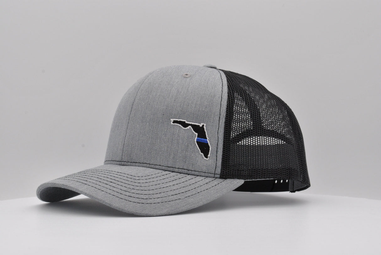 Florida State Thin Blue Line Machine Embroidery Design | Instant Download |  7 format files