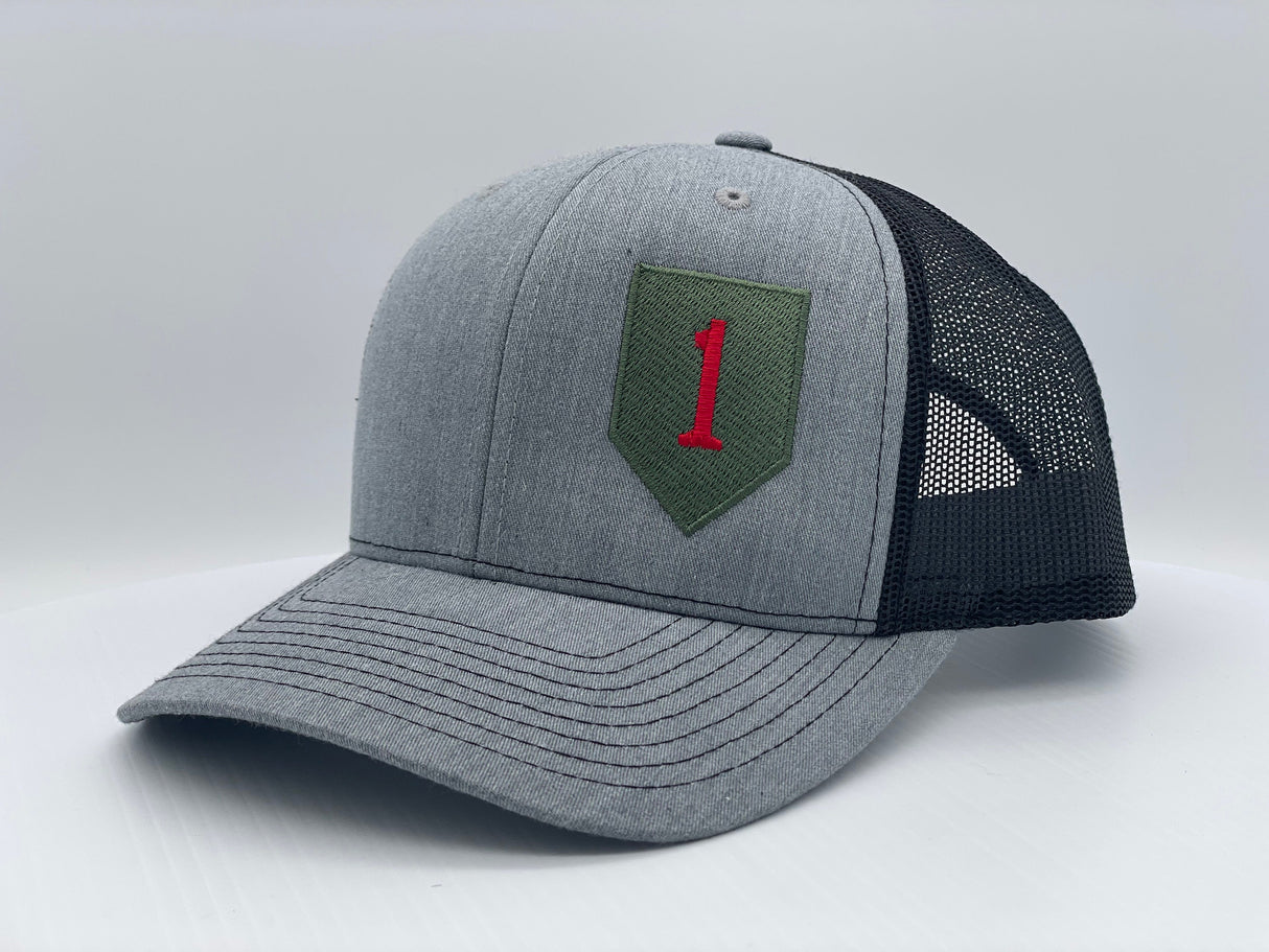 1st Infantry Division Big Red 1  Machine Embroidery Design | Instant Download |  7 format files