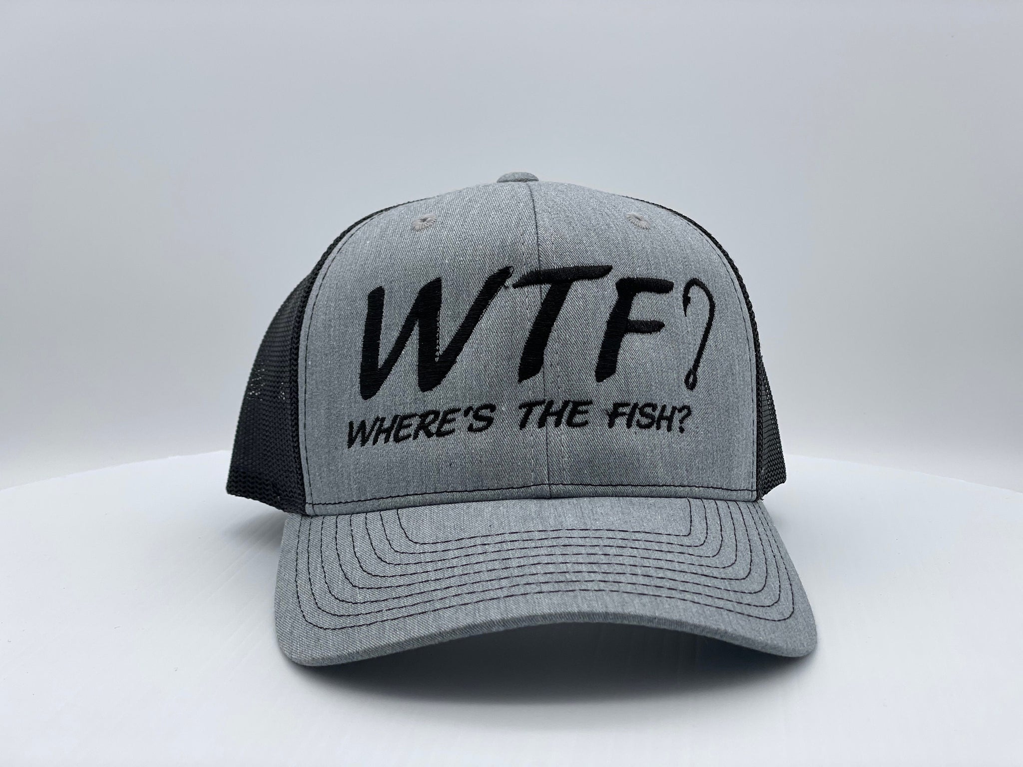 WTF? Where's The Fish Embroidered Hat