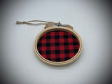 Let's Go Brandon Embroidered Christmas Ornament