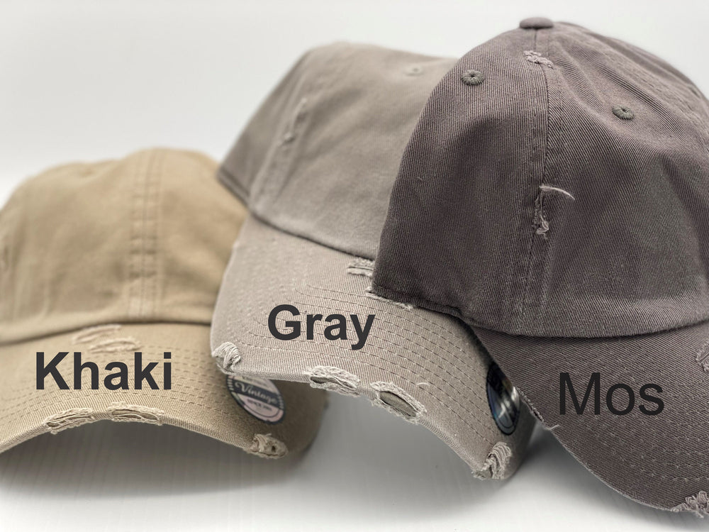 JESUS Embroidered Hat | Distressed Baseball Cap | Custom Hat