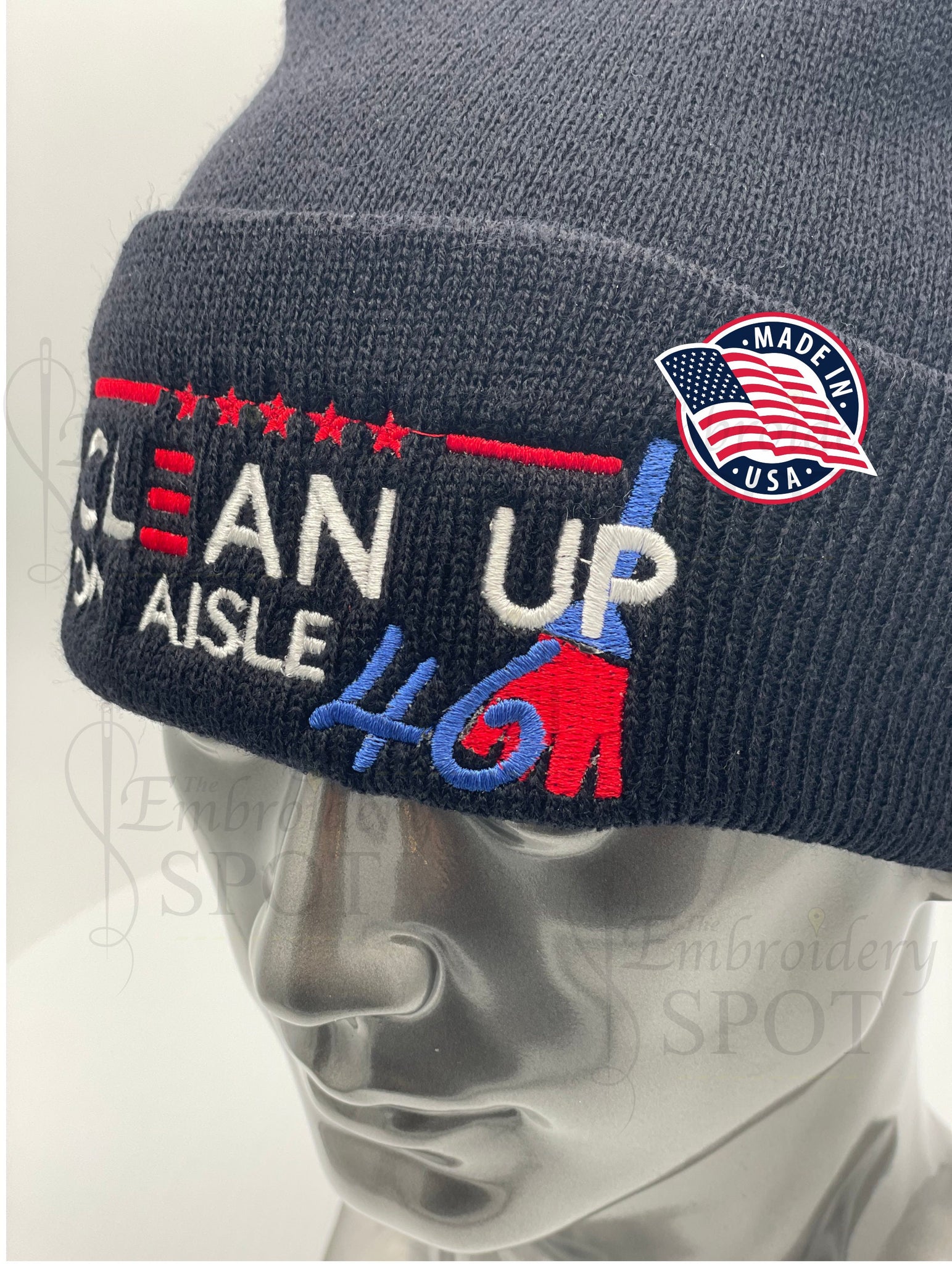 Clean Up On Aisle 46 Cuffed Beanie