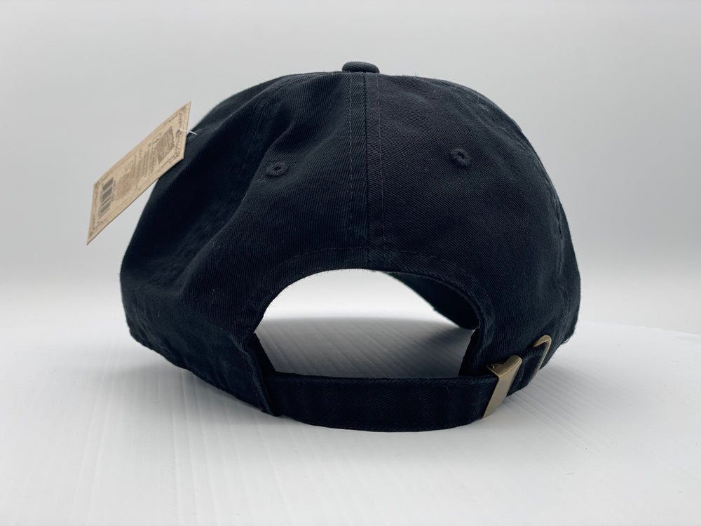 Embroidered Praying Hands with Rosery on Distress Hat