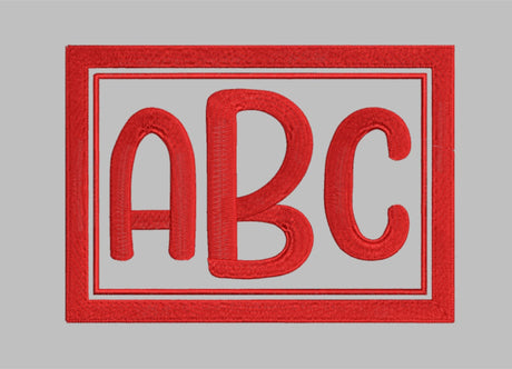 Cute Monogram Font for Machine Embroidery Use | Instant Download |  10 format file type |Multiple Sizes