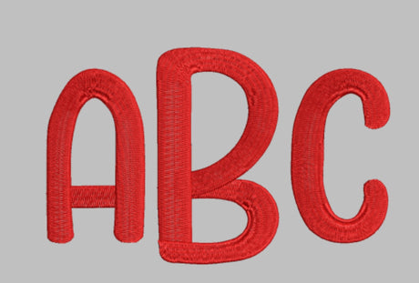 Cute Monogram Font for Machine Embroidery Use | Instant Download |  10 format file type |Multiple Sizes