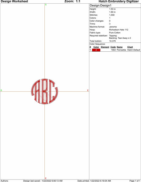 Sealed Frame Circle Monogram Font for Machine Embroidery Use | Instant Download |  10 format file type |Multiple Sizes